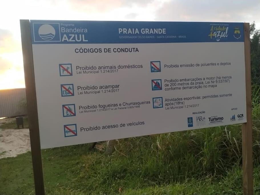 Apto 80M Da Praia Grande Vista Mar! جوفيرنادور سيلسو راموس المظهر الخارجي الصورة